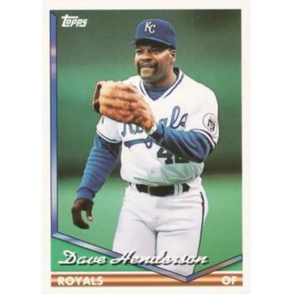 1994 Topps Traded Dave Henderson 23T Kansas City Royals